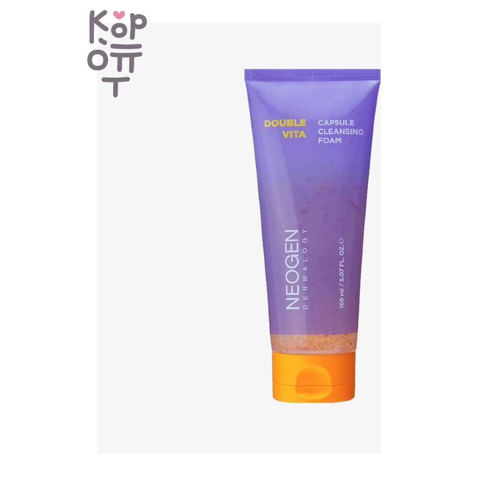 Neogen — Dermalogy Double Vita Capsule Cleansing Foam — Гель-пенка для умывания с витаминами, 150 мл
