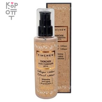 Tinchew Chokchok Liquid Foundation SPF 15 - Увлажняющий тональный крем ...