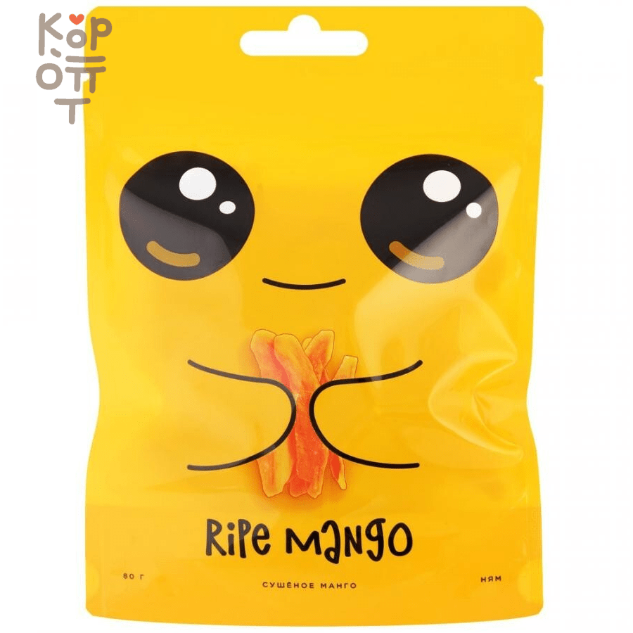 Манго сушеное, Ripe Mango, 80гр., купить с доставкой на дом фото 1 — Корейские товары для всей семьи(КорОпт)