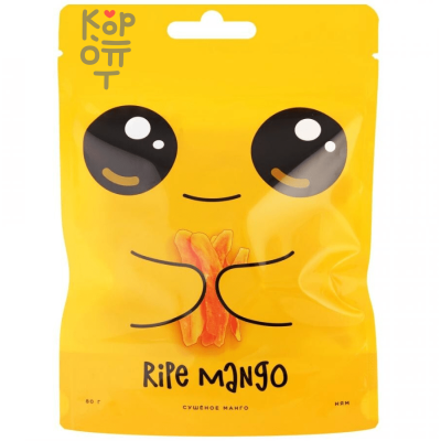 Манго сушеное, Ripe Mango, 80 г