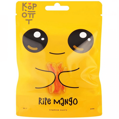 Манго сушеное, Ripe Mango, 80 г