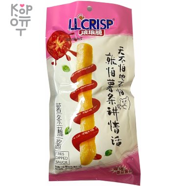 Чипсы Lang Lang Crisp + со вкусом крылышек, обжаренные в насыщенном соусе, 22гр. — Корейские товары для всей семьи(КорОпт)