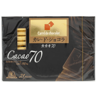 Morinaga Carre de Chocolat - Шоколад Какао 70, 18 шт./86 г
