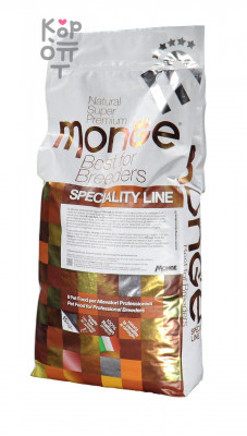 Сухой корм Monge Dog PFB Specialty Monoprotein Mini 27/14,5 для взрослых собак мелких пород с ягненком, рисом и картофелем 15кг.
