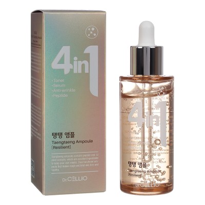 CELLIO Dr.G50 4 in 1 Taengtaeng Ampoule (Peptide) — Сыворотка для лица с пептидами, 50 миллилитров