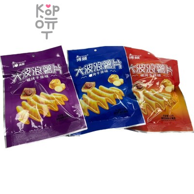 Картофельные чипсы Big Wave со вкусом стейка на гриле на углях, 22гр.
