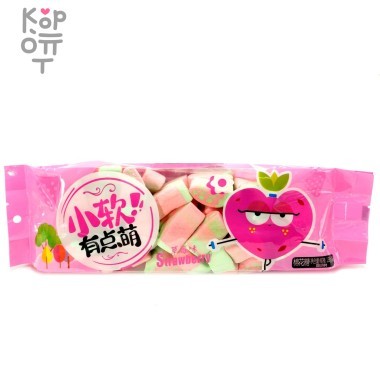 Маршмеллоу Цзоу Каода со вкусом Клубники, 138гр. &mdash; Корейские товары для всей семьи(КорОпт)