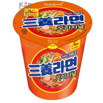 Лапша сублимированная SamYang Ramen Original, стакан, 65гр., 15 упаковок в Коробке