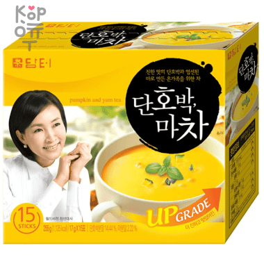 Чай DAMTUH Sweet Pumpkin Carriage - из ямса и сладкой тыквы, 17гр.*15 саше — Корейские товары для всей семьи(КорОпт)