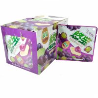 Жевательная конфета Shuguo Mixed Gel Candy Желейная конфета с фруктовой начинкой и вкусом Винограда