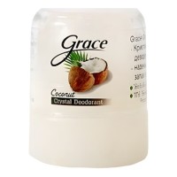 Grace Кристаллический натуральный антибактериальный дезодорант Грейс - Кокос для подмышечной области.