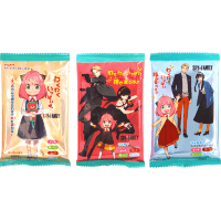 Marukawa Spy Family Chewing Gum Assorted Flavour - Резинка жевательная "Шпионская семейка" (персик, зел. яблоко, йогурт, кола) 10гр.*20шт. в блоке.