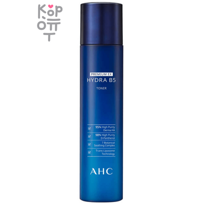 AHC Premium EX Hydra B5 Toner - Тонер-премиум увлажняющий с витамином В5 140мл.