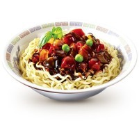 SamYang Chacharoni Blackbean Sauce Ramen Лапша сублимированная с соусом из черных бобов, 140 г