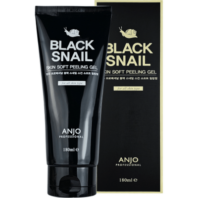 ANJO Black Snail Peeling Gel - Пилинг-гель для лица с экстрактом Черной Улитки 180мл.