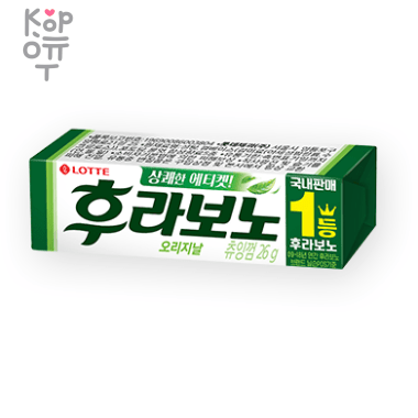 LOTTE Gum FLAVONO - Жевательная резинка со вкусом Мяты, 26гр. — Корейские товары для всей семьи(КорОпт)