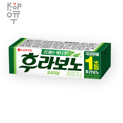 LOTTE Gum FLAVONO - Жевательная резинка со вкусом Мяты, 26гр., купить с доставкой на дом фото 1 — Корейские товары для всей семьи(КорОпт)