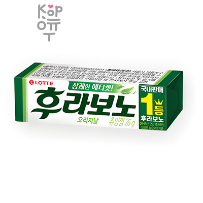 LOTTE Gum FLAVONO - Жевательная резинка со вкусом Мяты, 26 г