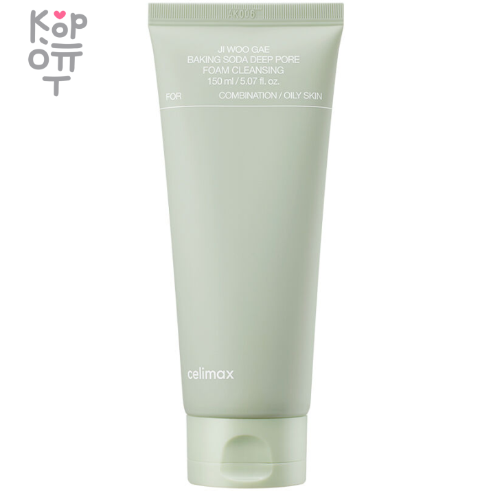 Celimax Ji Woo Gae Baking Soda Deep Pore Foam Cleansing - Пенка для глубокого очищения с Cодой 150мл., купить с доставкой на дом Пенка для глубокого очищения с содой Celimax Jiwoogae Baking Soda Deep Pore Foam Cleansing интенсивно очищает поры, смывает излишки кожного сала, остатки макияжа, пыль и ороговевшие частицы с поверхности кожи, освежая и оставляя ощущение чистоты.