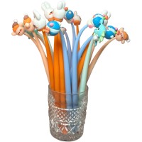 Deli Ballpoint Pen - Ручка шариковая с висюлькой, толщина 0,5мм