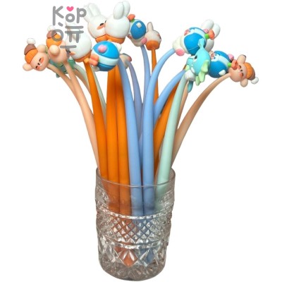Deli Ballpoint Pen - Ручка шариковая с висюлькой, толщина 0,5мм