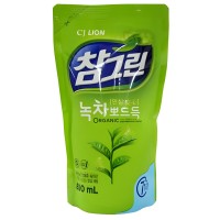 CJ LION Chamgreen Green Tea - Средство для посуды, фруктов и овощей - Зеленый чай