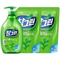 CJ LION Chamgreen Green Tea - Средство для посуды, фруктов и овощей - Зеленый чай