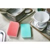 SB CLEAN&CLEAR - Губка для мытья посуды №098 Triple Filter - 11,5см*7,5см*2,5см., мягкая, купить с доставкой на дом фото 3 — Корейские товары для всей семьи(КорОпт)