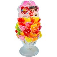 Леденец на палочке MangGuo Fruit's three - Фруктовое дерево, в поисках рыбки