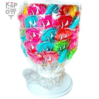 Леденец на палочке MangGuo Fruit&#039;s three - Фруктовое дерево, в поисках рыбки — Корейские товары для всей семьи(КорОпт)