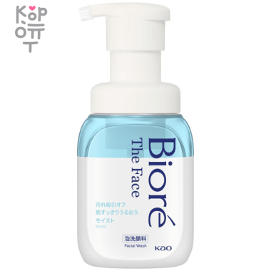 KAO Biore The Face Foaming Cleanser Oil Control - Очищающая пенка для лица против жирного блеска, 200мл. &mdash; Корейские товары для всей семьи(КорОпт)