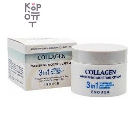 Enough — Collagen Whitening Moisture Cream 3 in 1 — Осветляющий увлажняющий крем для лица с коллагеном, 50 мл