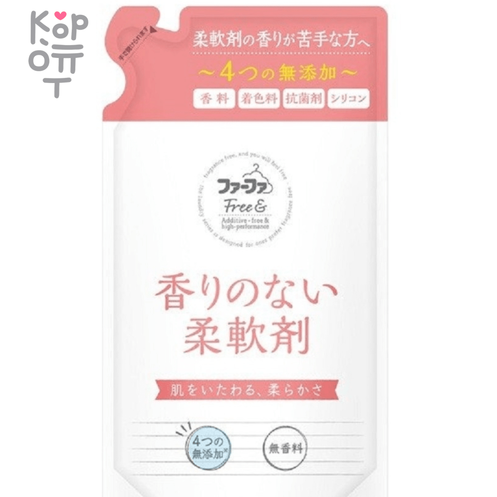 NS Fafa Fine Free - Смягчающий кондиционер для белья 480 мл., купить с доставкой на дом фото 1 — Корейские товары для всей семьи(КорОпт)