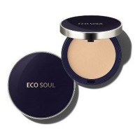 The Saem Eco Soul Perfect Cover Pact — Пудра компактная SPF27 PA++, оттенки №21 Light Beige светлый бежевый и №23 Natural Beige натуральный бежевый, 11 г