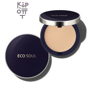 The Saem Eco Soul Perfect Cover Pact SPF27 PA++ — Пудра компактная №21 Light Beige Светлый бежевый, 11 г