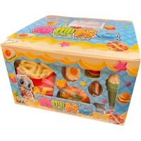 Зефир Yookids Гамбургер сет с фруктовым сиропом