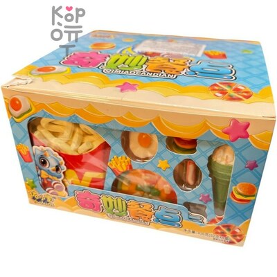 Зефир Yookids Гамбургер сет с фруктовым сиропом