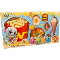 Зефир Yookids Гамбургер сет с фруктовым сиропом