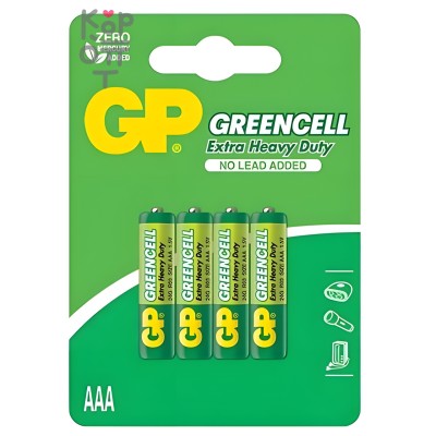 GP Greencell 24G-2CR4 Солевые батарейки AAA