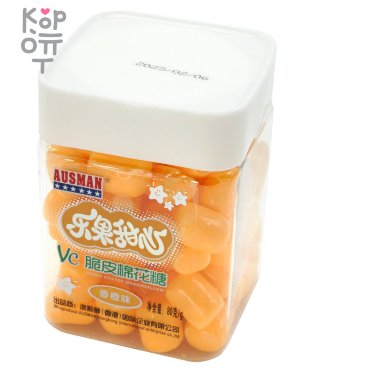 Конфетки Ausman Vc Хрустящий зефир с желейной сердцевиной, 80гр. — Корейские товары для всей семьи(КорОпт)