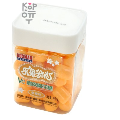 Конфетки Ausman Vc Хрустящий зефир с желейной сердцевиной, 80гр.