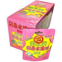 Мармелад Fupai Sour Acid Candy - Фруктовые полоски со вкусом Клубники