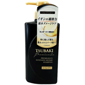 SHISEIDO Tsubaki Premium Ex Shampoo - Интенсивный восстанавливающий шампунь для волос с маслом камелии.