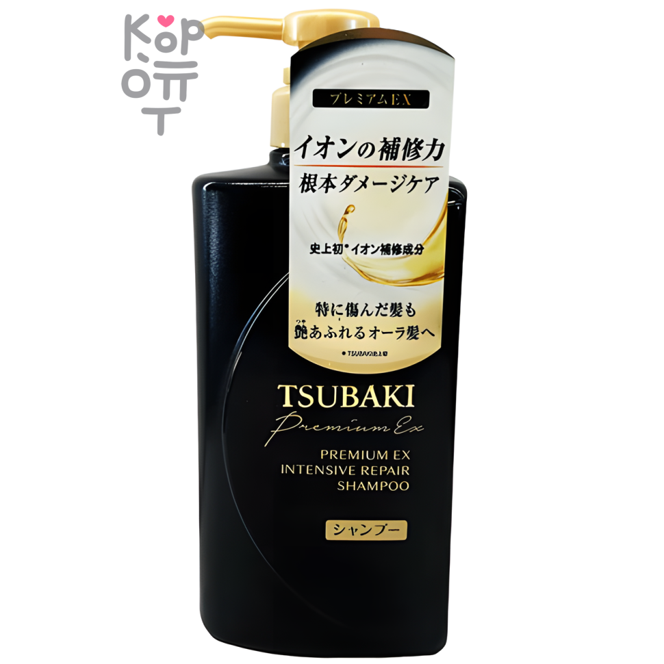 SHISEIDO Tsubaki Premium Ex Shampoo - Интенсивный восстанавливающий шампунь для волос с маслом камелии.