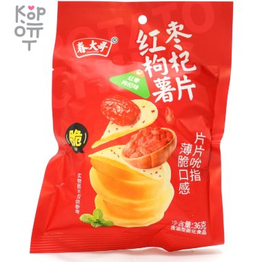 Чипсы ChunDaGe Tomato Chips - со вкусом томатов, 36гр. &mdash; Корейские товары для всей семьи(КорОпт)