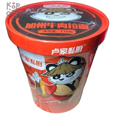 Лапша быстрого приготовления Lu Jia&#039;s Kitchen с Калифорнийской говядиной, 110гр.  — Корейские товары для всей семьи(КорОпт)