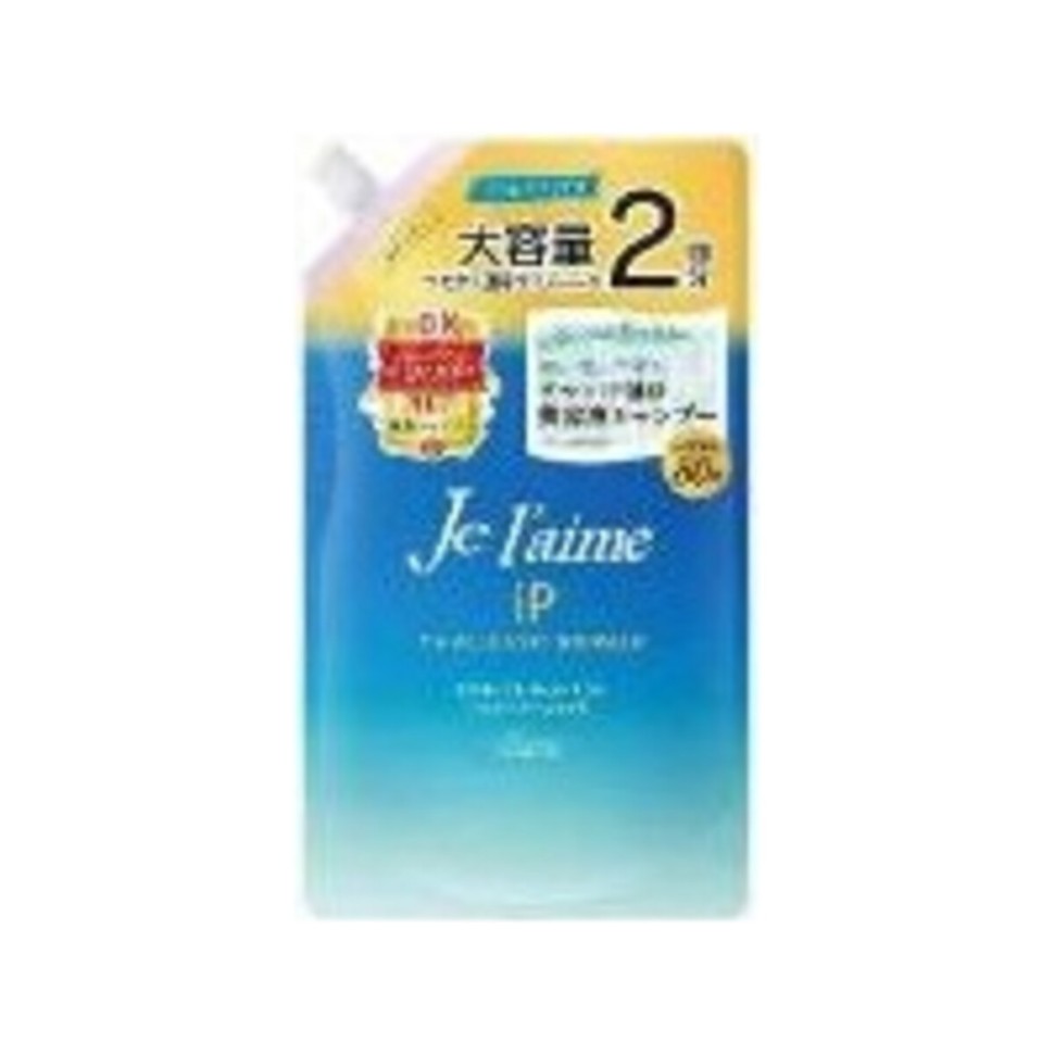KOSE Cosmeport Je l'aime iP Thalasso Repair — шампунь для повреждённых волос, Moist and Smooth, сменная упаковка, 680 миллилитров