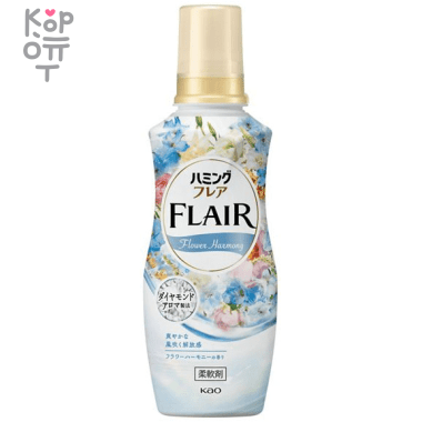 Kao Flair Flower Harmony Fragrance - Кондиционер для белья с ароматом Цветочной Гармонии. — Корейские товары для всей семьи(КорОпт)