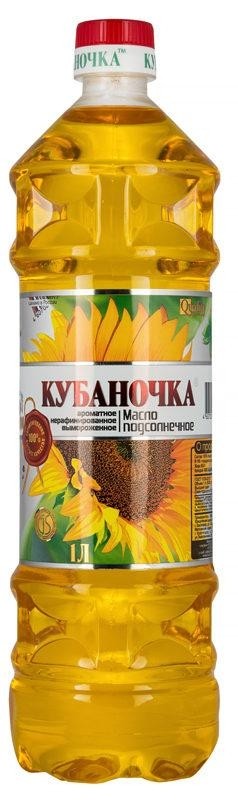 Кубаночка — Масло нераф 1 л