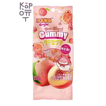 Bear Shaped Gummy White peach — Конфета желейная в форме медведя вкус персика, Guangdong 50 г